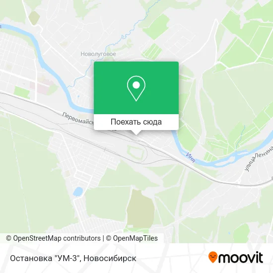 Карта Остановка "УМ-3"