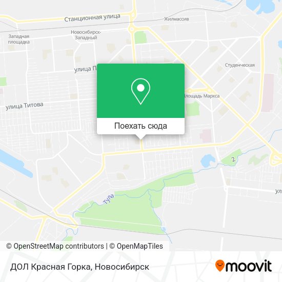 Карта ДОЛ Красная Горка