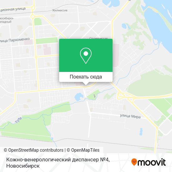 Карта Кожно-венерологический диспансер №4
