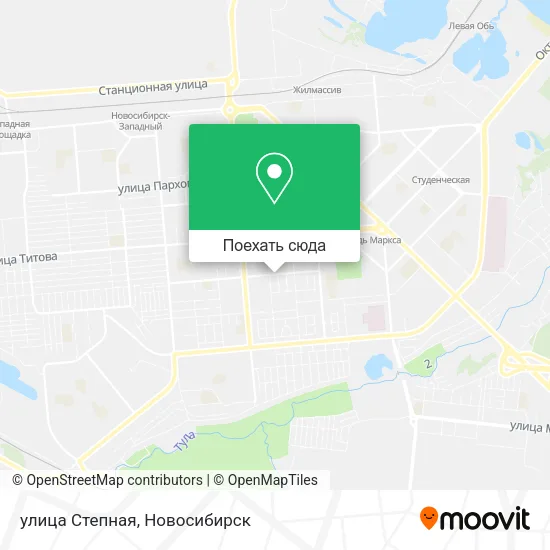 Карта улица Степная