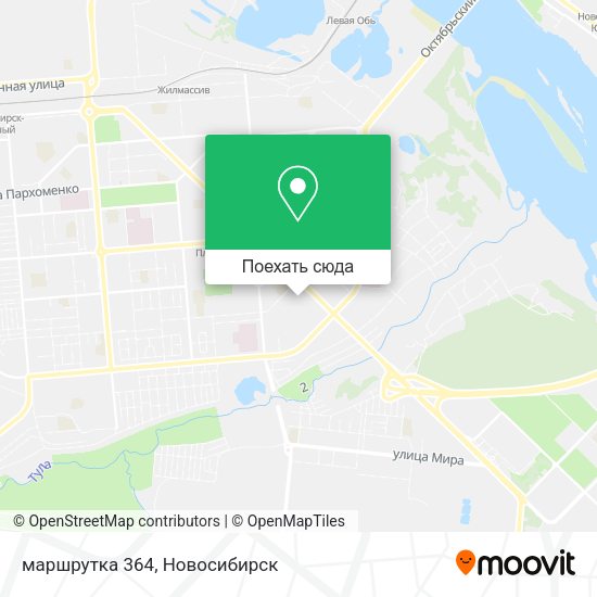 Карта маршрутка 364