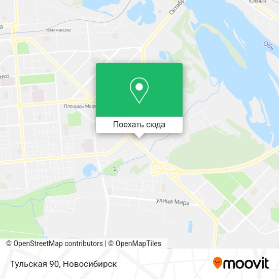 Карта Тульская 90