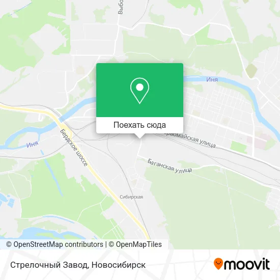 Карта Стрелочный Завод