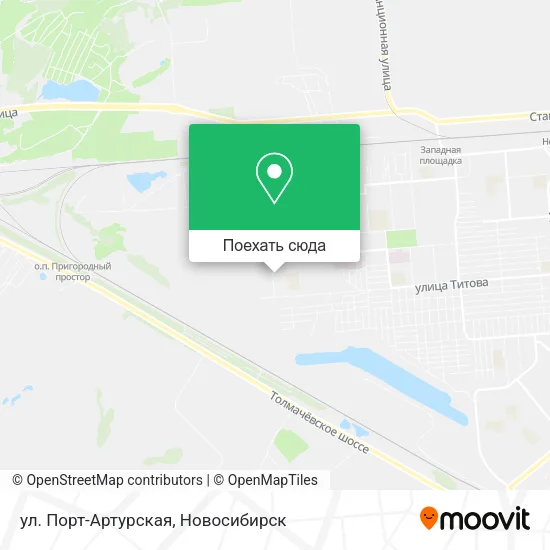Карта ул. Порт-Артурская