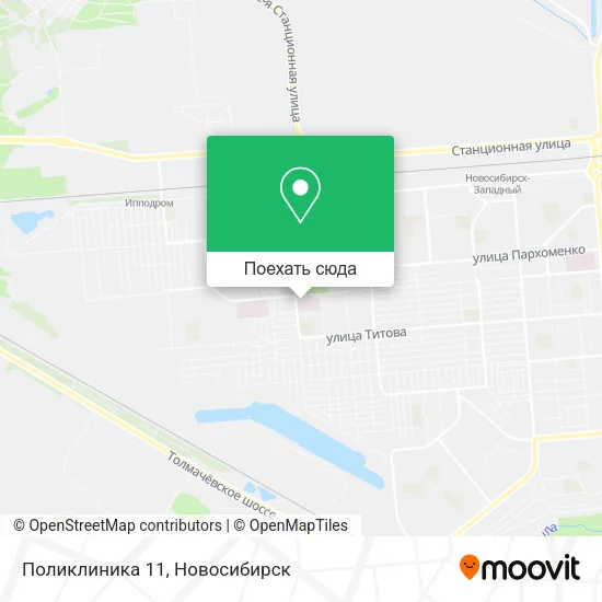 Карта Поликлиника 11