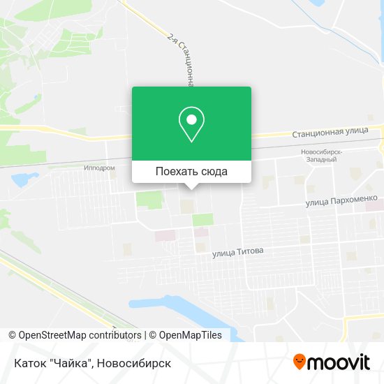Карта Каток "Чайка"