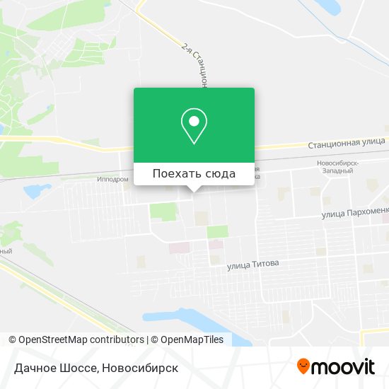 Карта Дачное Шоссе