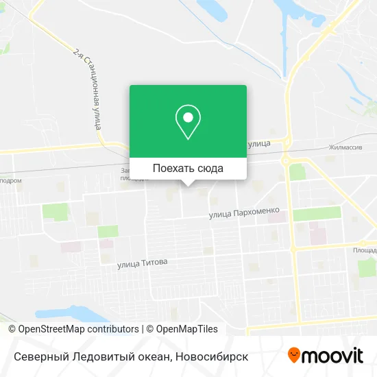 Карта Северный Ледовитый океан