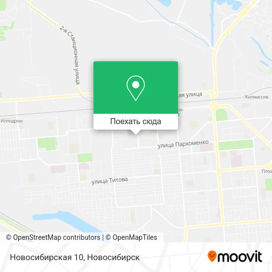 Карта Новосибирская 10