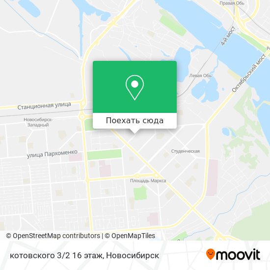 Карта котовского 3/2 16 этаж