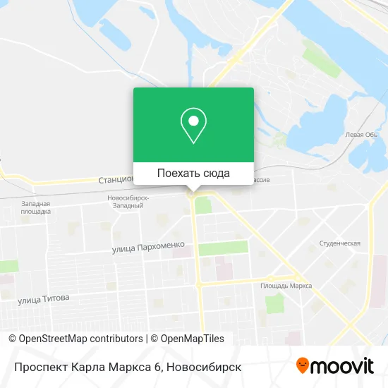Карта Проспект Карла Маркса 6