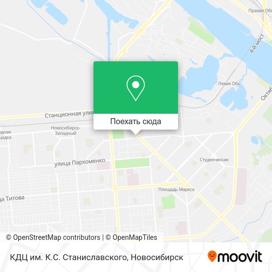Карта КДЦ им. К.С. Станиславского