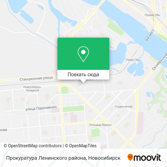 Карта Прокуратура Ленинского района