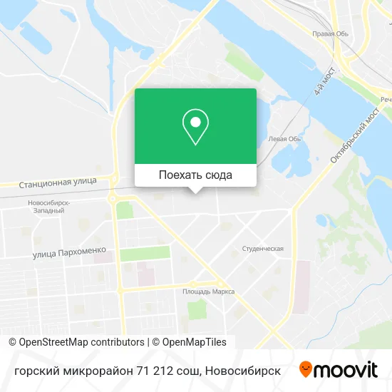 Карта горский микрорайон 71 212 сош