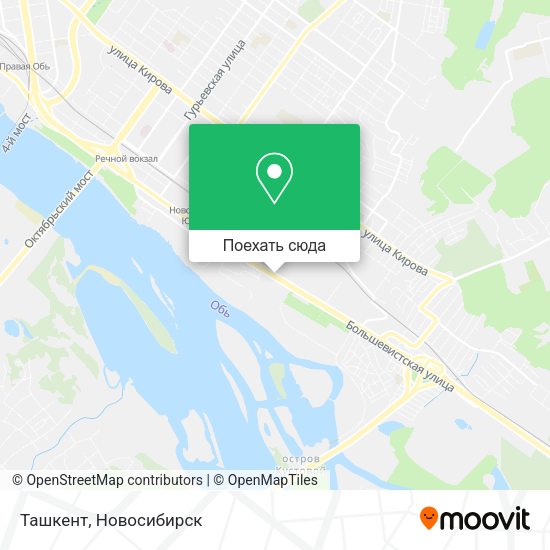 Карта Ташкент