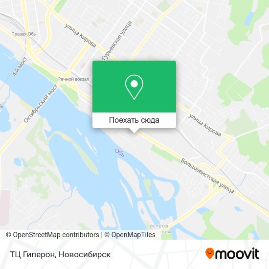 Карта ТЦ Гиперон