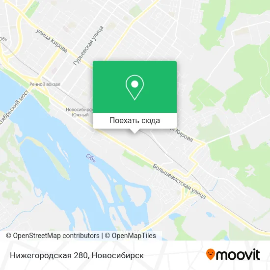 Карта Нижегородская  280