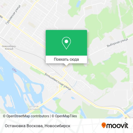 Карта Остановка Воскова