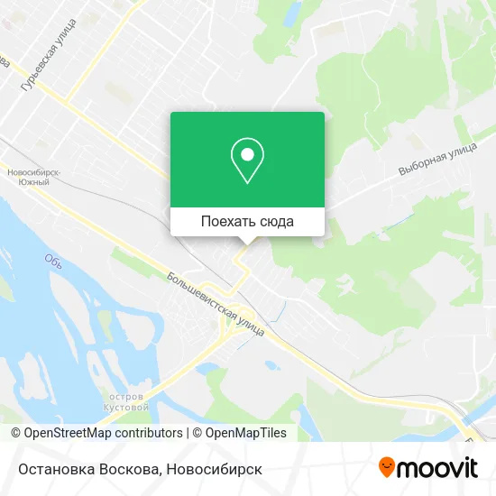 Карта Остановка Воскова