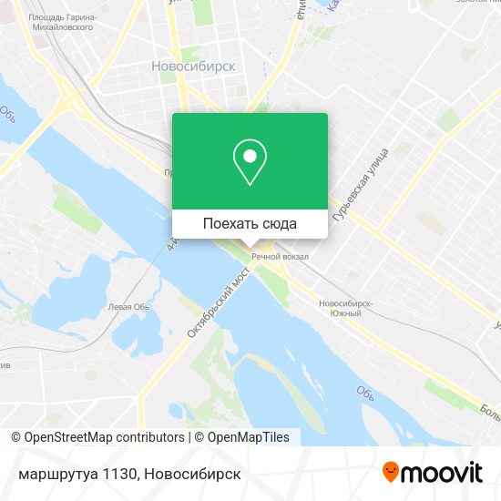 Карта маршрутуа 1130