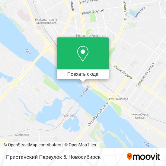 Карта Пристанский Переулок 5
