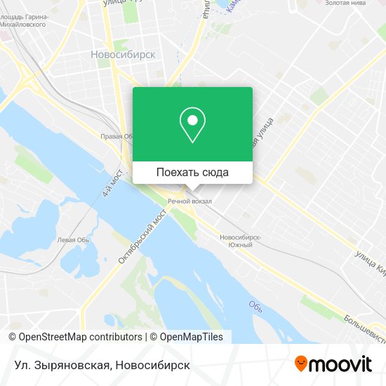 Карта Ул. Зыряновская