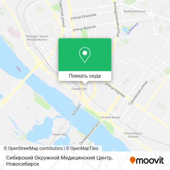 Карта Сибирский Окружной Медицинский Центр