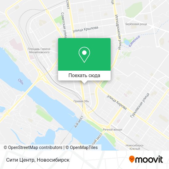 Карта Сити Центр