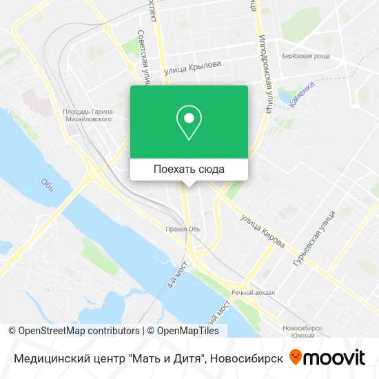 Карта Медицинский центр "Мать и Дитя"