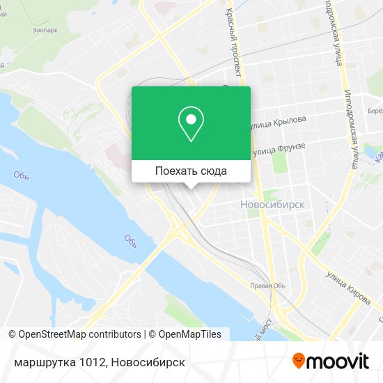 Карта маршрутка 1012