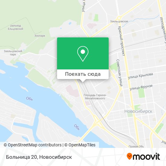 Карта Больница 20