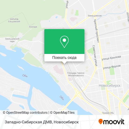 Карта Западно-Сибирская ДМВ