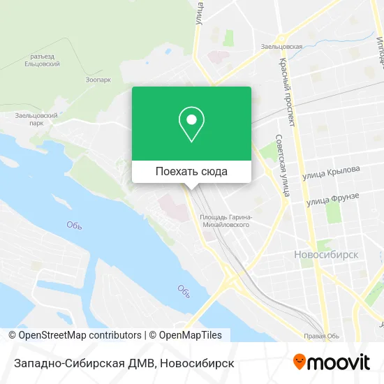 Карта Западно-Сибирская ДМВ