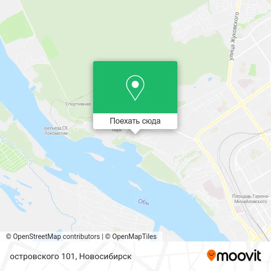 Карта островского 101