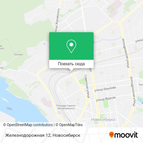 Карта Железнодорожная 12