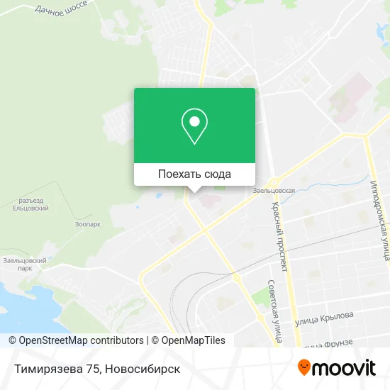 Карта Тимирязева 75