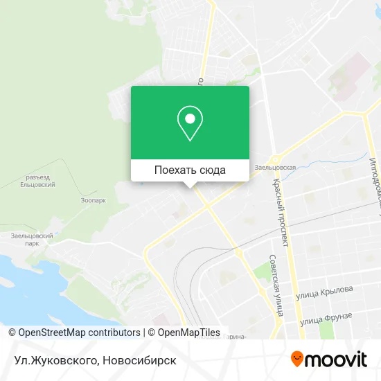 Карта Ул.Жуковского