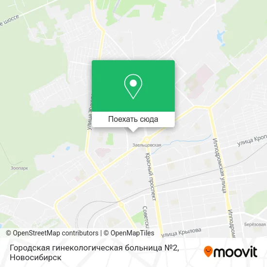 Карта Городская гинекологическая больница  №2