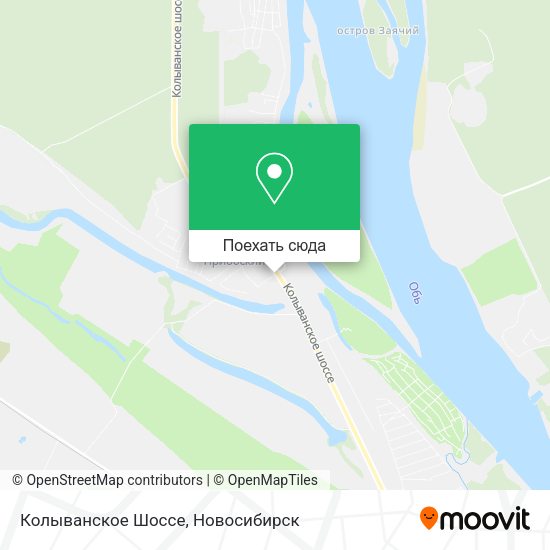 Карта Колыванское Шоссе