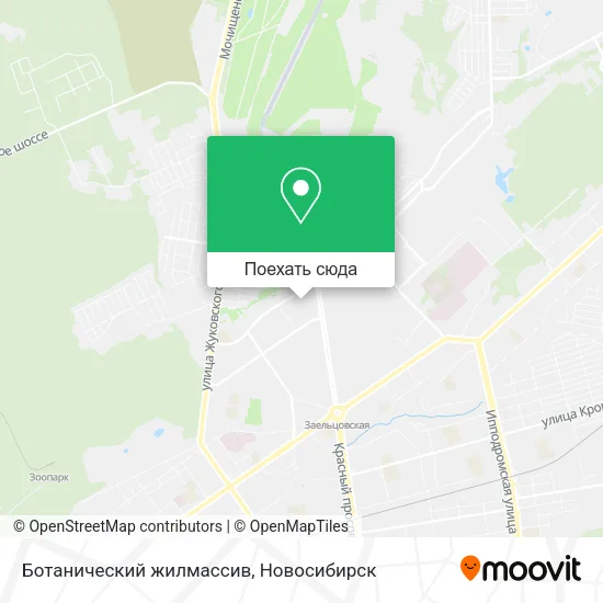 Карта Ботанический жилмассив