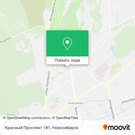Карта Красный Проспект 181