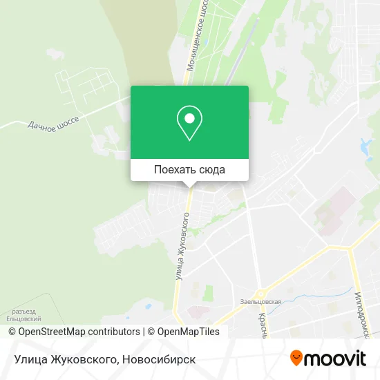 Карта Улица Жуковского