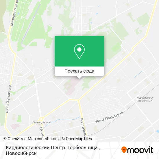 Карта Кардиологический Центр. Горбольница.