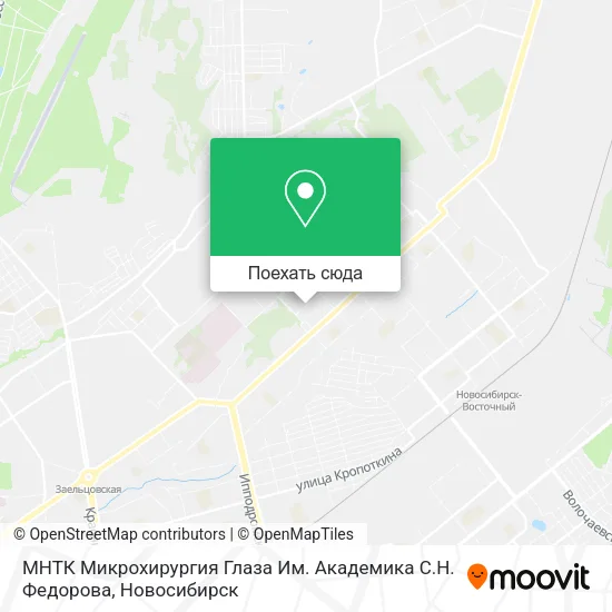 Карта МНТК Микрохирургия Глаза Им. Академика С.Н. Федорова