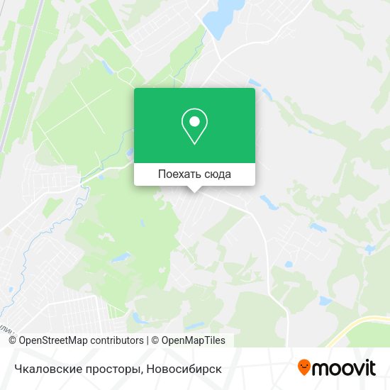 Карта Чкаловские просторы