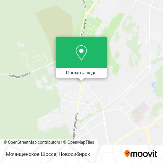 Карта Мочищенское Шоссе