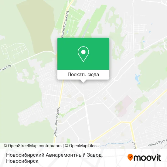 Карта Новосибирский Авиаремонтный Завод
