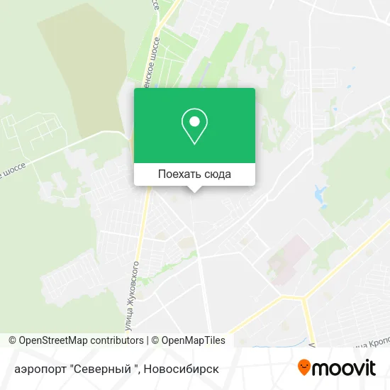 Карта аэропорт  "Северный "