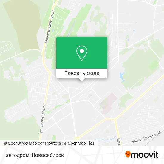 Карта автодром