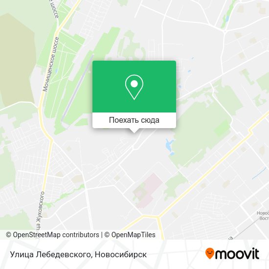 Карта Улица Лебедевского